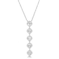 Collier Brosway Femme FANCY - INFINITE WHITE in Argent FIW156